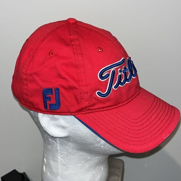 Titleist FJ Pro V1 Red Letter Kansas Jayhawks Color Tour Edition Golf Cap Hat - Picture 3 of 6